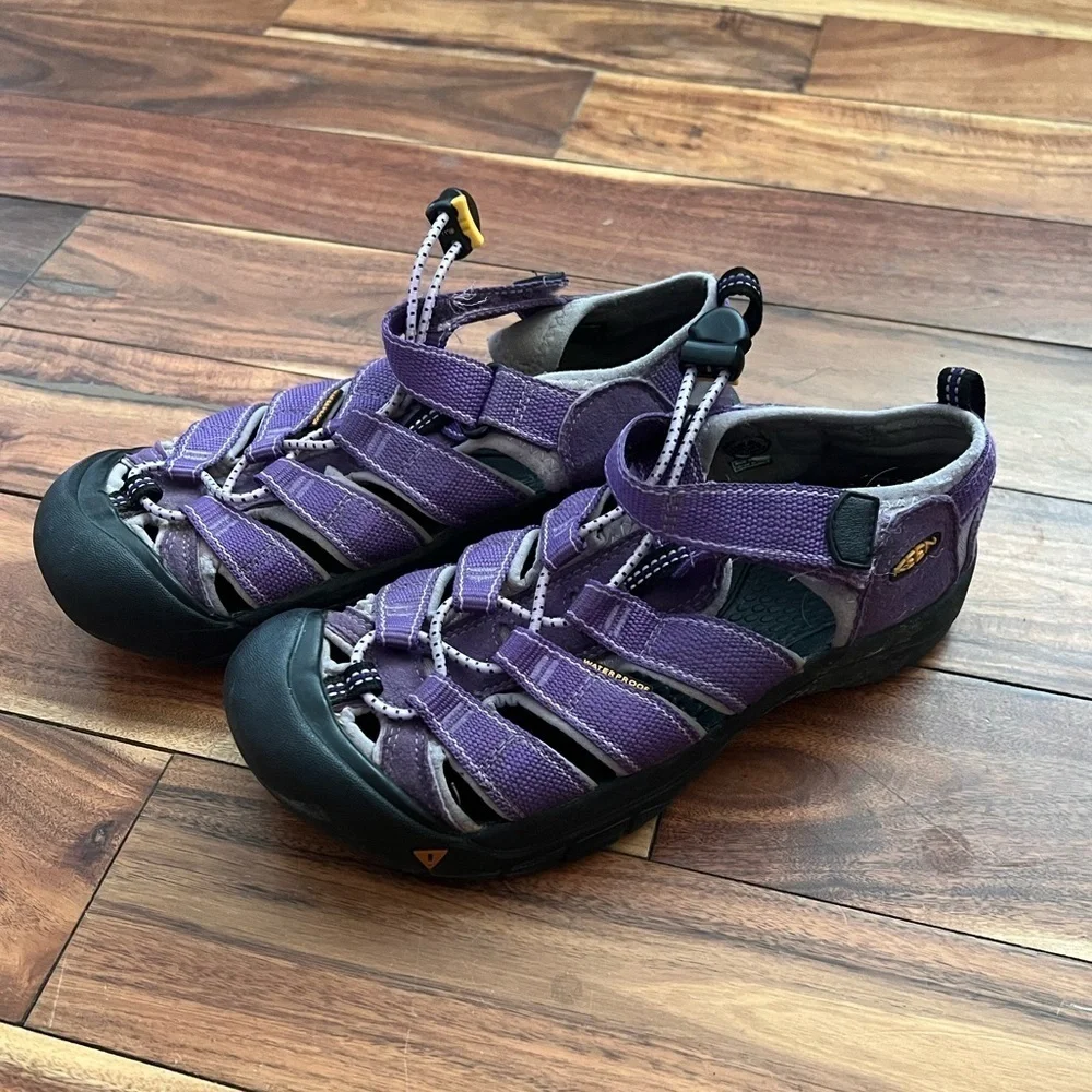 Keen 4 Purple Adjustable Strap Waterproof Sandals Outdoor - Picture 3 of 8